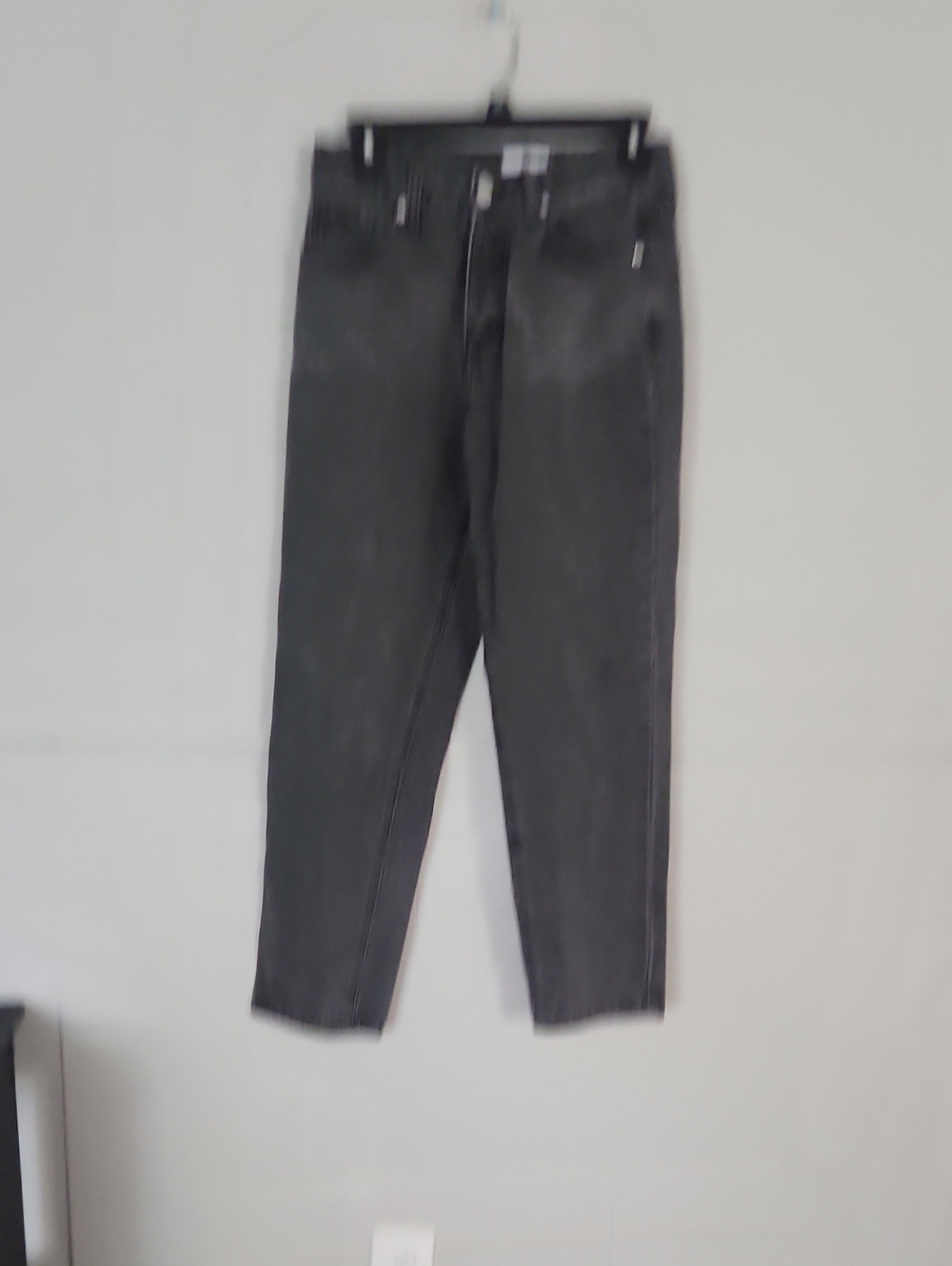 bp Black High-Rise Straight Jeans